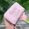 Cartera Juicy Couture rosa doble cierre