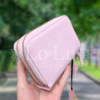 Cartera Juicy Couture rosa doble cierre