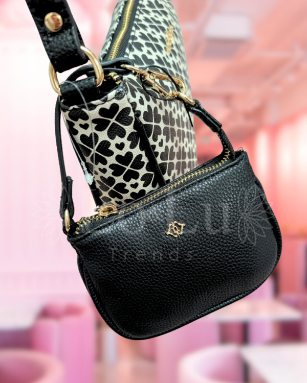 Set Shoulderbag Trébol negro Nanette Lepore
