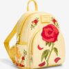 Mochila Rosa roja La bella y la Bestia Loungefly
