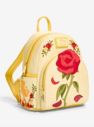 Mochila Rosa roja La bella y la Bestia Loungefly
