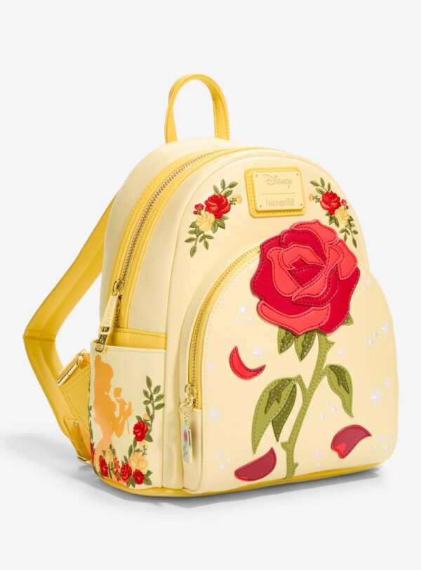 Mochila Rosa roja La bella y la Bestia Loungefly