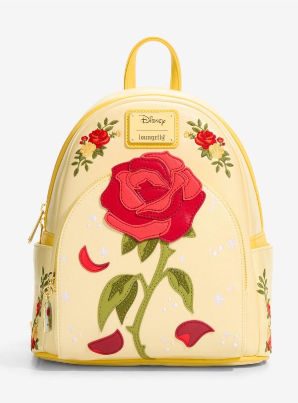 Mochila Rosa roja La bella y la Bestia Loungefly