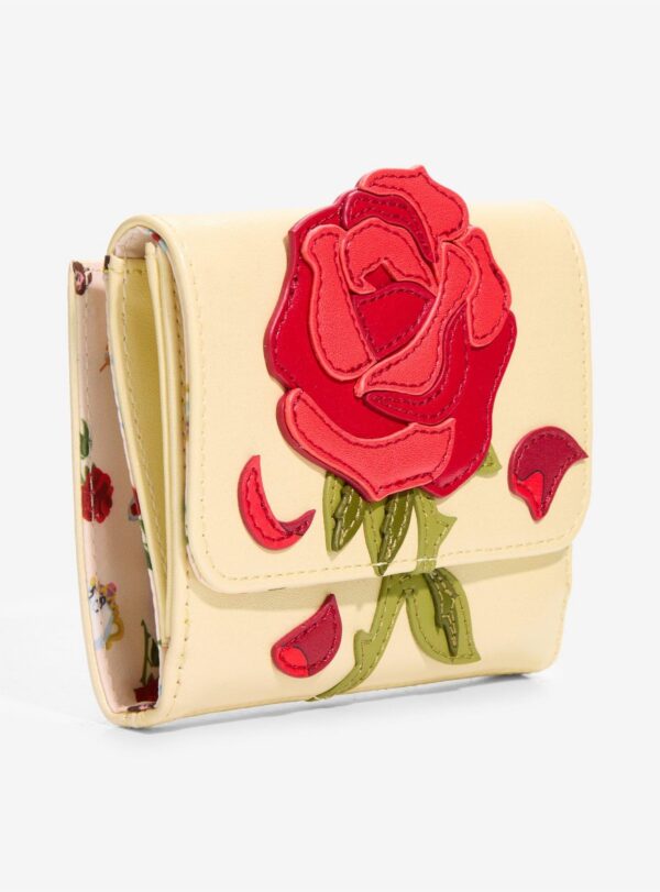Cartera Rosa roja La Bella y la Bestia Loungefly