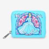 Cartera Cenicienta Vitral azul y rosa Loungefly