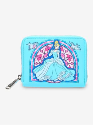 Cartera Cenicienta Vitral azul y rosa Loungefly