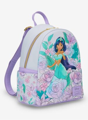 Mochila Jazmin floreada lila Loungefly